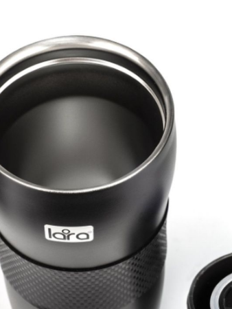 Термокружка LARA 450мл чёрный LR04-23 Black